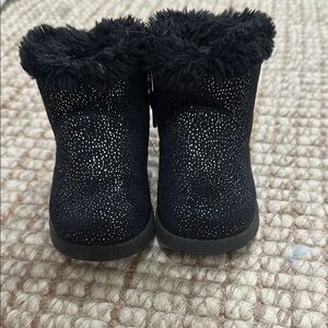 Cozy Black Kids Boots